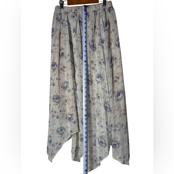 Anthropologie En Saison Pleated Floral kika Skirt size small - Picture 9 of 13